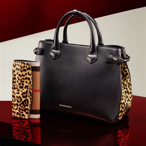 burberry banner bag leopard|BURBERRY Grainy Calfskin Leopard Print Medium Banner Tote .